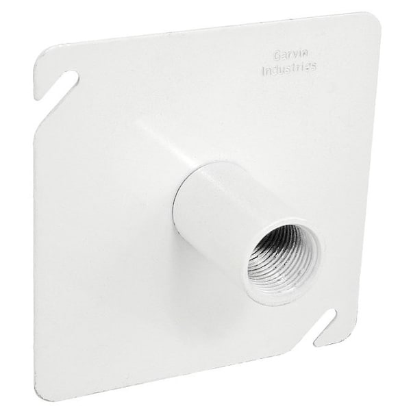 Southwire Stationary Hanger, Powder Coated Galvanized Steel, Square Box Type 52C75-WH - main